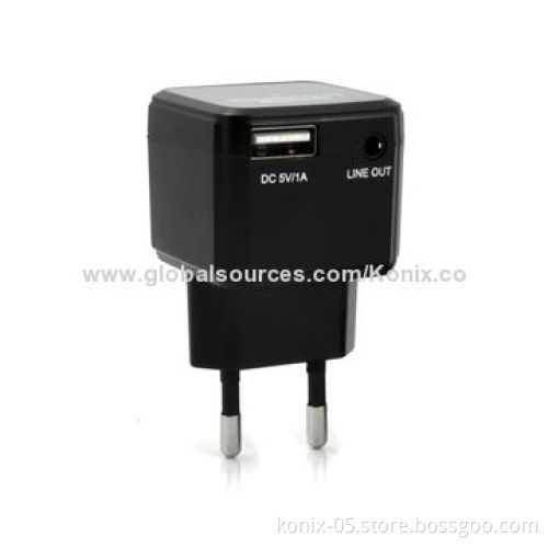 Music Bluetooth Wireless Receiver with One USB Charging Port